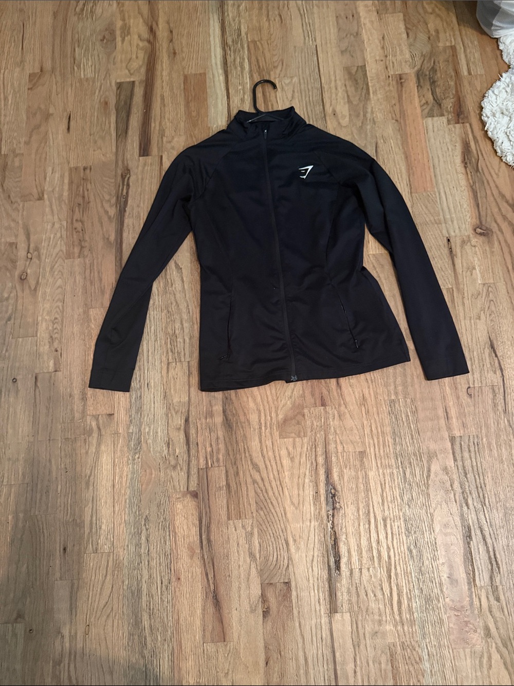 Gymshark Black Full-Zip Performance Jacket